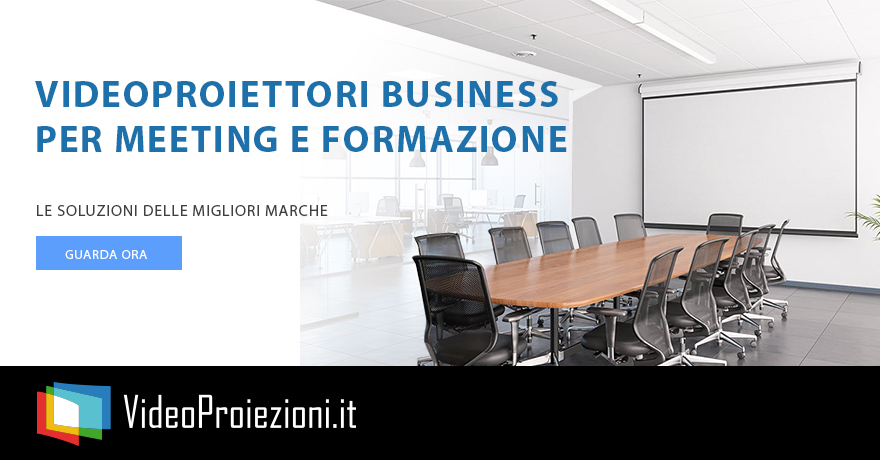 Videoproiettori business per meeting e formazione