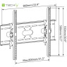 Supporto fisso tv da 42 a 80" disegno tecnico