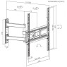 PLEXO 55-4040T per televisori a schermo piatto da 32"-55"