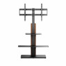  TV Stand Elegant 75BWS2 |  con due ripiani per schermi piatti da 32" a 75" ed elementi di design in legno noce