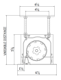 Telo per proiettore screenline inceling tensioned misure tecniche