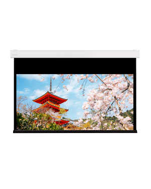 150x94 Telo videoproiettore elettrico Slim Screenline con bordi neri 