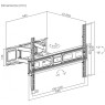 PLEXO 80-6040T per TV e monitor 37"-80" (23154)