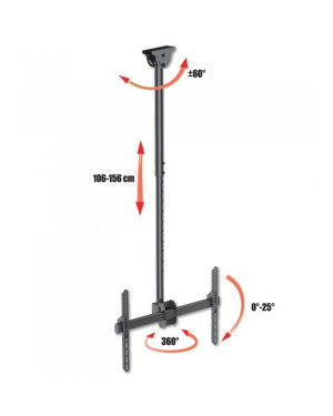 Supporto Telescopico Lungo a Soffitto per TV 37-70" ICA-CPLB 946L