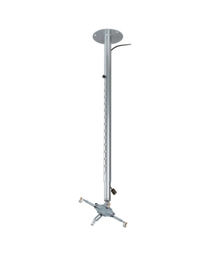 Supporto proiettori da soffitto telescopico, 1150-1800mm, Silver