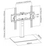 Supporto universale da tavolo per TV LED LCD 32-47"