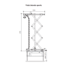 Elevatore motorizzato Screenint SI-H L 100 per proiettori fino 30 Kg