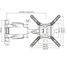 Misure tecniche staffe tv sopar 23117