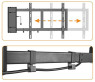 Staffa tv motorizzata Ricoo SE2544 SE2544