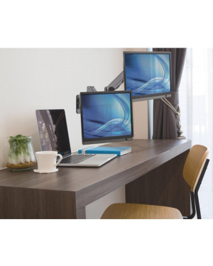 Staffa a Muro con Molla a Gas per due Monitor 17-32" 