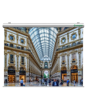 400x300 Schermo proiezione elettrico Italiano Rubin 4:3