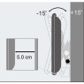 Supporto a Muro per TV LED LCD 40-65 ICA-PLB 131L misure laterali