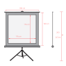 Tripod 180x180 cm