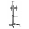  TV Stand 70VCB-Shelf nero per schermi da 37" a 70" peso 70 kg