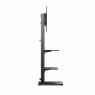  TV Stand Elegant 75BWS2 |  con due ripiani per schermi piatti da 32" a 75" ed elementi di design in legno noce