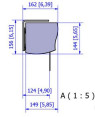 sezione cassonetto screenline wave